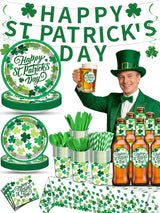 St Patricks Day Plates and Napkins St Patricks Day Decorations Party