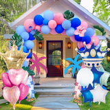 Pink And Blue Crown Balloons Set For Boy or Girl Baby Shower Gender