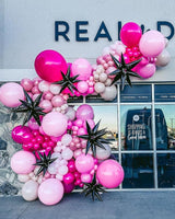 Bezente Pink Balloons Set,60pcs 12 inch Metallic Pearl Pink, Hot &
