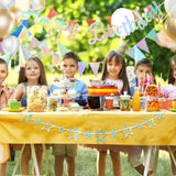 CANREVEL 3 PCS Iridescent Happy Birthday Banners, Hanging Star Garland