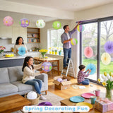 Hanging Easter Decorations 11Pcs Set Happy Easter Banner & Spring