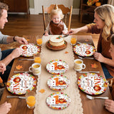 96Pcs Thanksgiving 1st Birthday Decorations Our Little Turkey Is