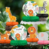 Safari Birthday Decorations Table Centerpiece Jungle Animals Theme