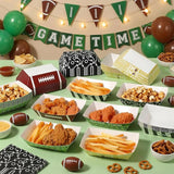 100 Pcs Football Party Favors & Supplies Paper Food Tray 2lb
