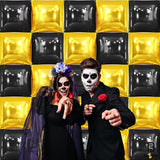 XtraLarge Black and Gold Balloon Wall Backdrop 22 Inch Pack of 25