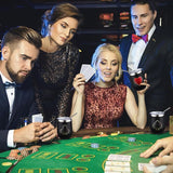 4 Pcs Casino Party Cups Pokers Glasses Stainless Steel Wine Tumblers