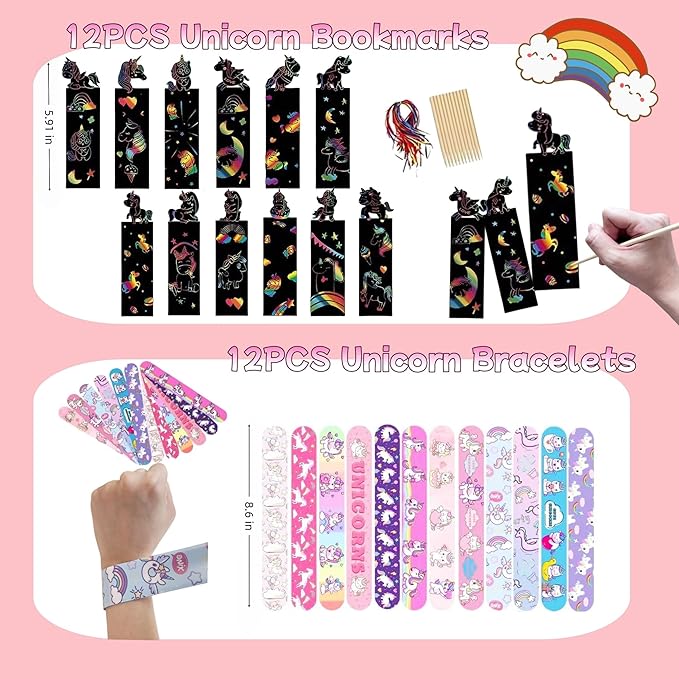 Unicorn Party Favors 12 Pack Unicorn Birthday Party favors Supplies