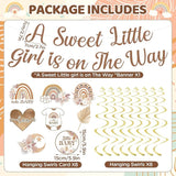 Boho Baby Shower Decorations A Sweet Little Girl Is On The Way Banner