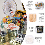 Retirement Photo Booth Props 41 pc Photobooth Kit with 8 x 10 Inch