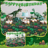 177 Pcs Dinosaur Birthday Party Supplies 25 Guest Dinosaur Theme
