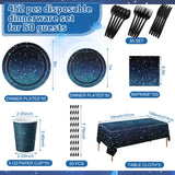 452 Pcs Galaxy Party Decorations for 50, Starry Night Theme