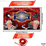 XtraLarge Lights Camera Action Banner 72x44 Inch Movie Night