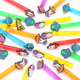 24Pcs Space Bubble Wands for Kids Astronaut Party Favors Supplies