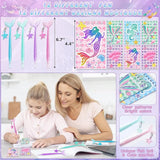 Bluegogo 132 Pcs Mermaid Party Favors Mermaid Birthday Party