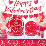 166 Pcs Happy Valentine's Day Party Supplies Valentine's Day