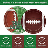 150Pcs Football Party Supplies Tableware Set Football Party Set