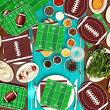 178pcs Football Party Supplies Kit Tableware Includes Large Football