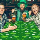 4 PCS St Patricks Day Decorations, Plastic 108" X 54" Irish St