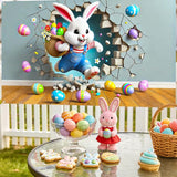 Easter Banner Polyester 43x70.86 Inches Large Easter Banner