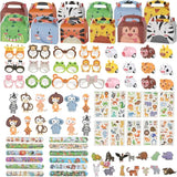 110 Pcs Jungle Safari Party Favors Animal Theme Party Surprised kit
