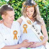 Xinnun 4 Pieces Little Cutie Citrus Mom to Be Sash Baby Shower