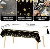 60th Birthday Party Supplies Serves 24 Black and Gold 60 Years Old