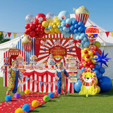 Carnival Theme birthday party decorations & include red blue yellow