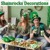 400 Pcs St Patrick's Day Party Plates and Napkin Decoration Lucky