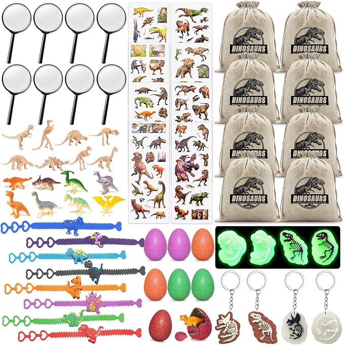 Dinosaur Party Favors for Kids Dino Birthday Toys with Hatchable