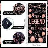 Retirement Party Decorations Women Blue and Pink Happy Retirement