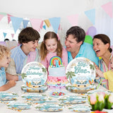 Summer Beach The Big One Party Plates Napkins Boy Surfing First