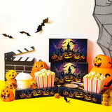 20 Pcs Halloween Movie Night Supplies Movie Night Paper Snack Trays