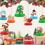 Christmas Party Decorations Festive Christmas Honeycomb Centerpieces
