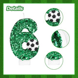 Soccer Candle 12,12 Candles for Birthday Cakes,Number 12 Candle