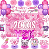 Y2K Party Decorations Early 2000s Banner Hanging Swirls Y2K 2000s