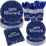 Pickmesh 192 Pcs Retirement Party Decorations Happy Retirement Paper