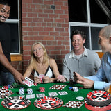 180PCS Casino Party Supplies Serve 60 Poker Party Paper Plates and