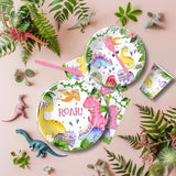 Dinosaur Party Decorations Tableware For Girl Birthday Baby Shower