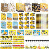 96pcs Construction Birthday Party Supplies Construction Party Favors