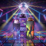 Mindsoft Set of 3 Kpop Theme Spandex Cylinder Stand Covers for Party,