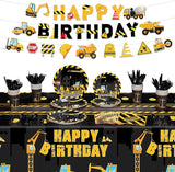 173 Pcs Construction Birthday Party Supplies Serves 24 Include