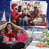 20 Pcs Christmas Movie Night Supplies Movie Night Paper Snack Trays