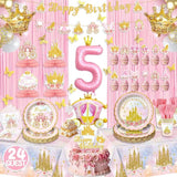 235 pcs Princess Birthday Party Decorations Princess Themed