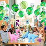 5 Pack Self Standing 3D Dinosaur Balloons Pastel Foil Balloons