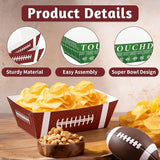 50 PCS Football Party Decorations 2026 Football Serving Tray