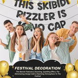 Fulmoon Pre Strung This Skibidi Rizzler Is 16 No Cap Glitter Banner