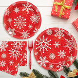 200 PCS Christmas Theme Party Tableware Disposable Merry Christmas