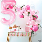 KatchOn, Giant Pink 5 Balloon Number - 40 Inch | Mylar Pink Number 5