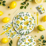 Lemon Party Decorations Tableware Disposable Summer Theme Lemon