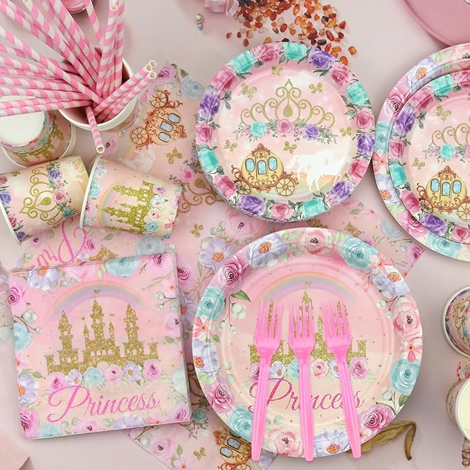 Princess Birthday Party Decorations Serves 20 Guests Including